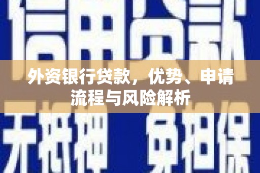 红山外资银行贷款，优势、申请流程与风险解析