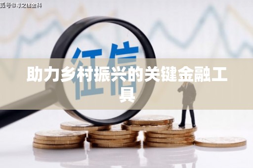 红山助力乡村振兴的关键金融工具