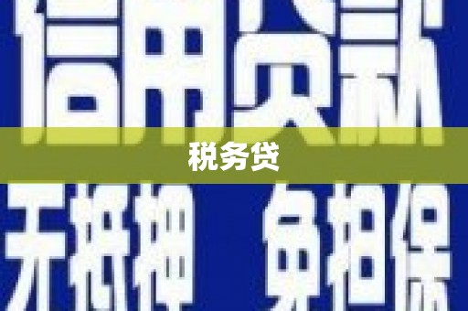 红山税务贷