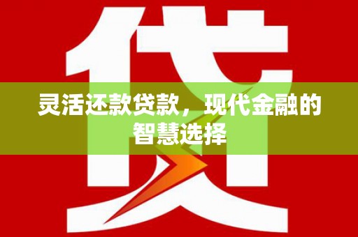 红山灵活还款贷款，现代金融的智慧选择